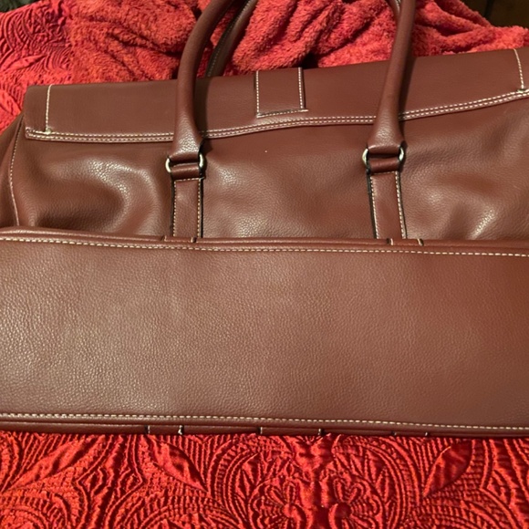 Non branded pleather shoulder bag brick red - Picture 4 of 16